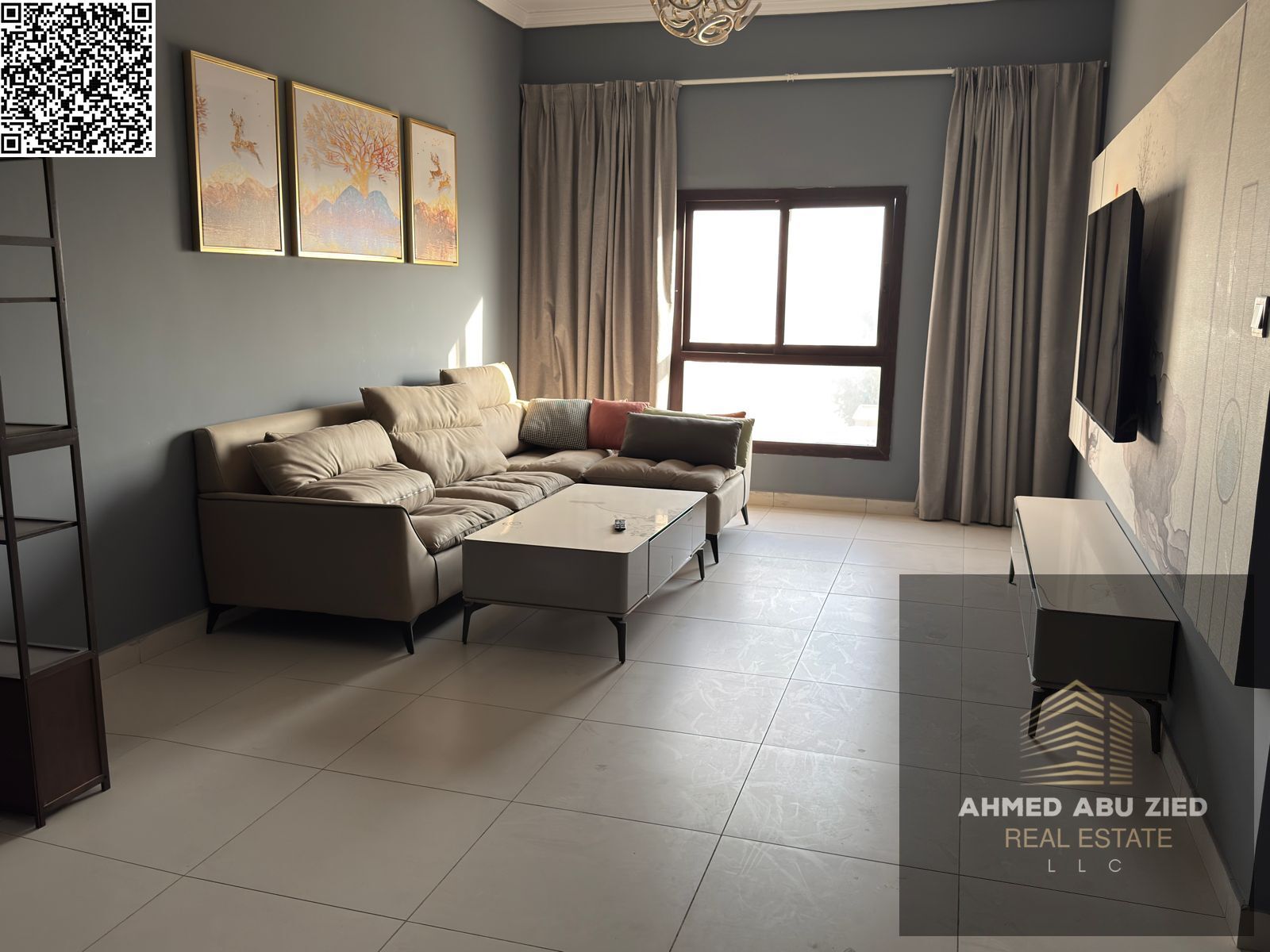 Elegant and beautiful two-bedroom apartment with a living room available for annual rent, fully furnished - 2 bedrooms - 2 bathrooms - kitchen - spaci