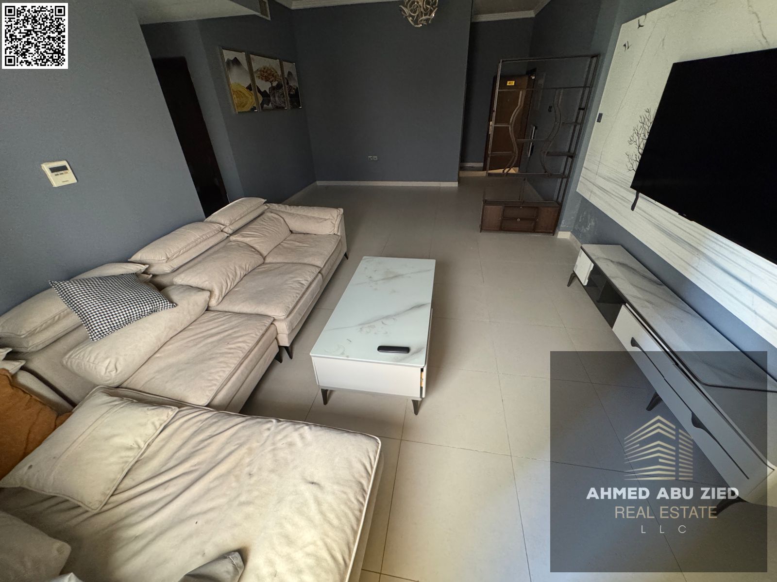 Two-bedroom apartment for rent in Al Rawda 2, Ajman. New building, prime location near Sheikh Ammar Street and Layali Beirut.