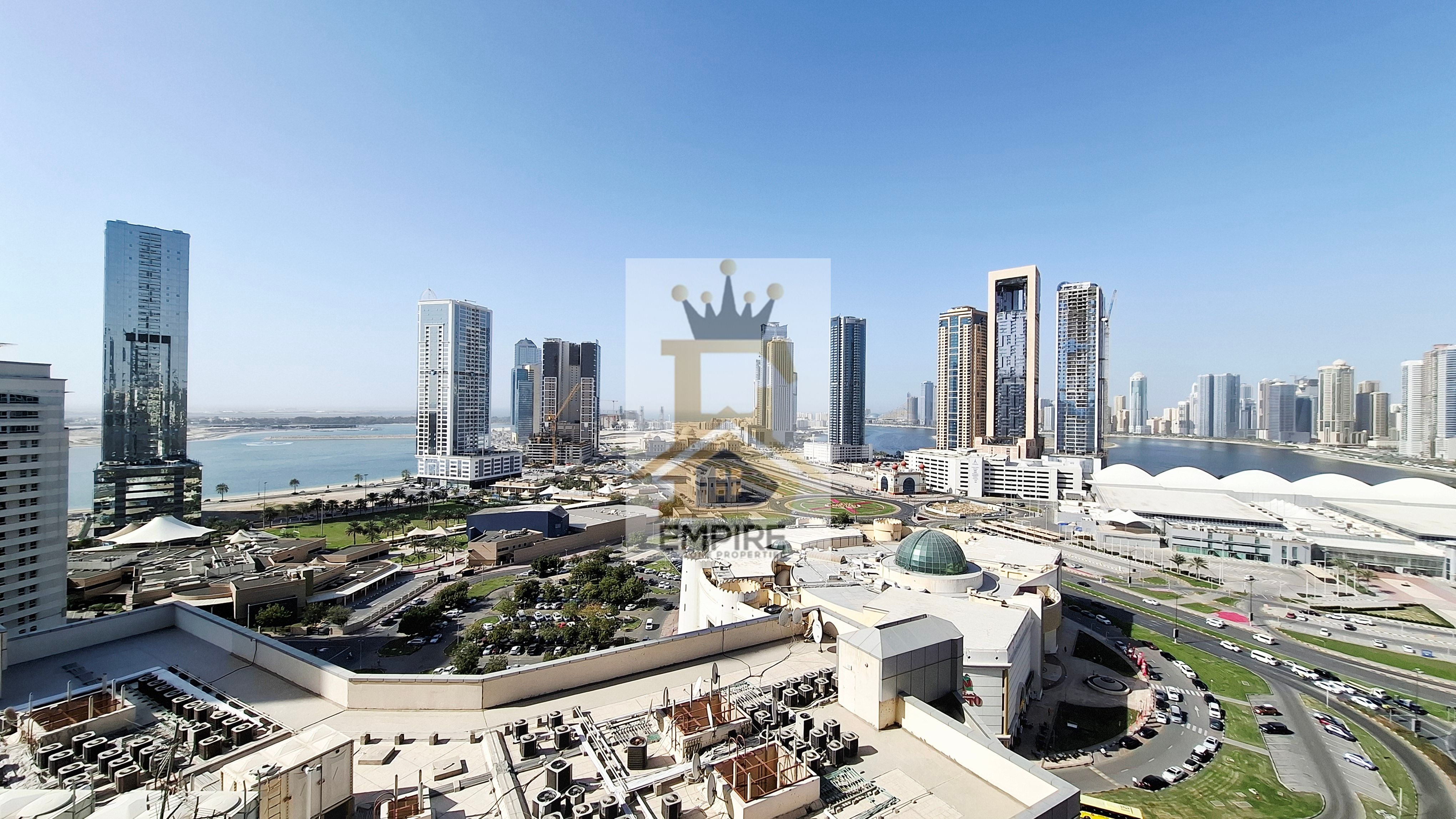 Spacious 3BHK Apartment Spacious Hall, Master Bedroom with Sea View Balcony, Kitchen with Maid Room | Free Gym, Pool & Kids Play Area | 10 Days Free 1 Parking Free in Al Taawun