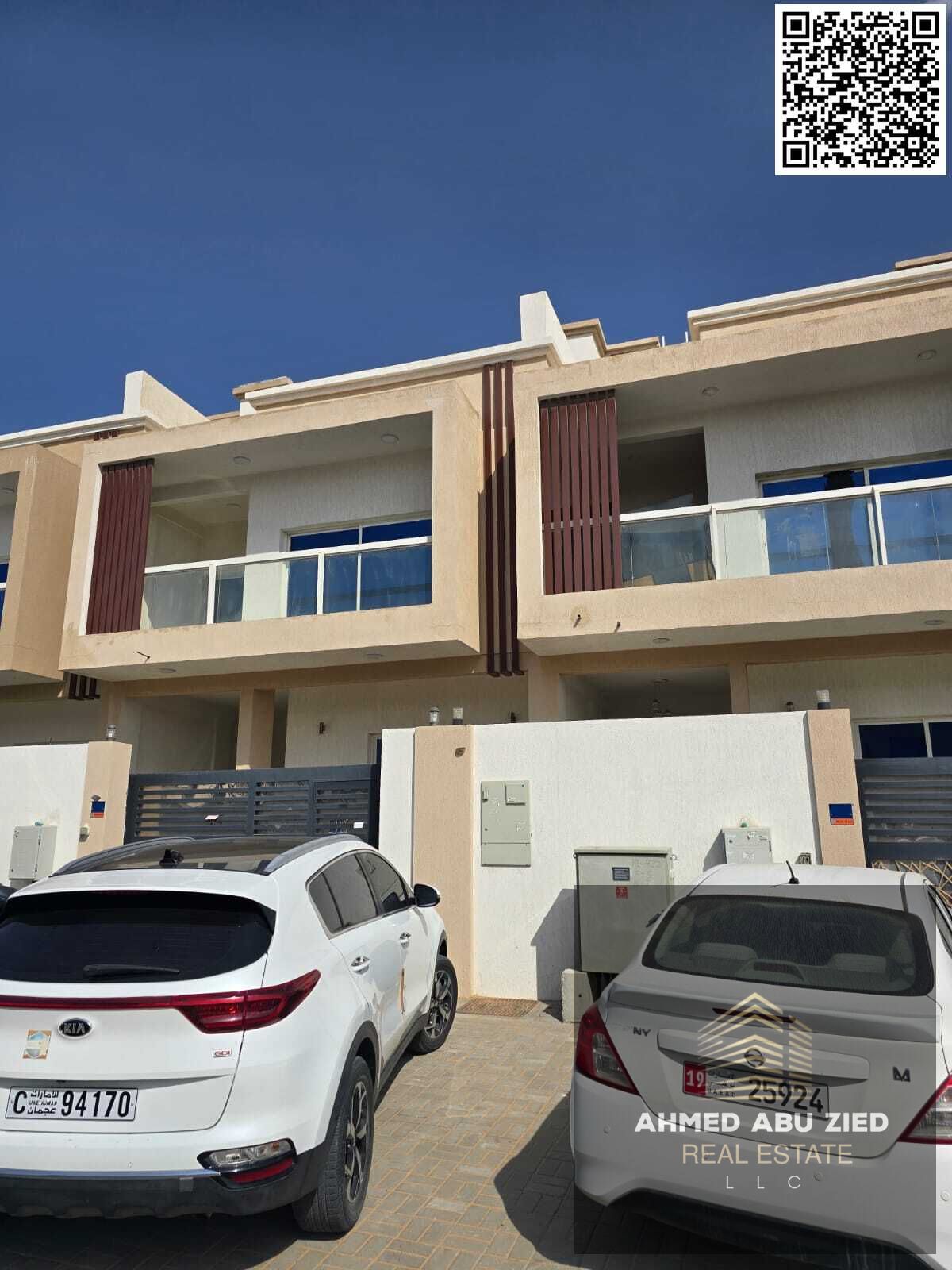 Townhouse villa for rent in Al Zahia | First‑tenant luxury finish | Spacious bedrooms with living and dining areas plus maid’s room | Two floors with