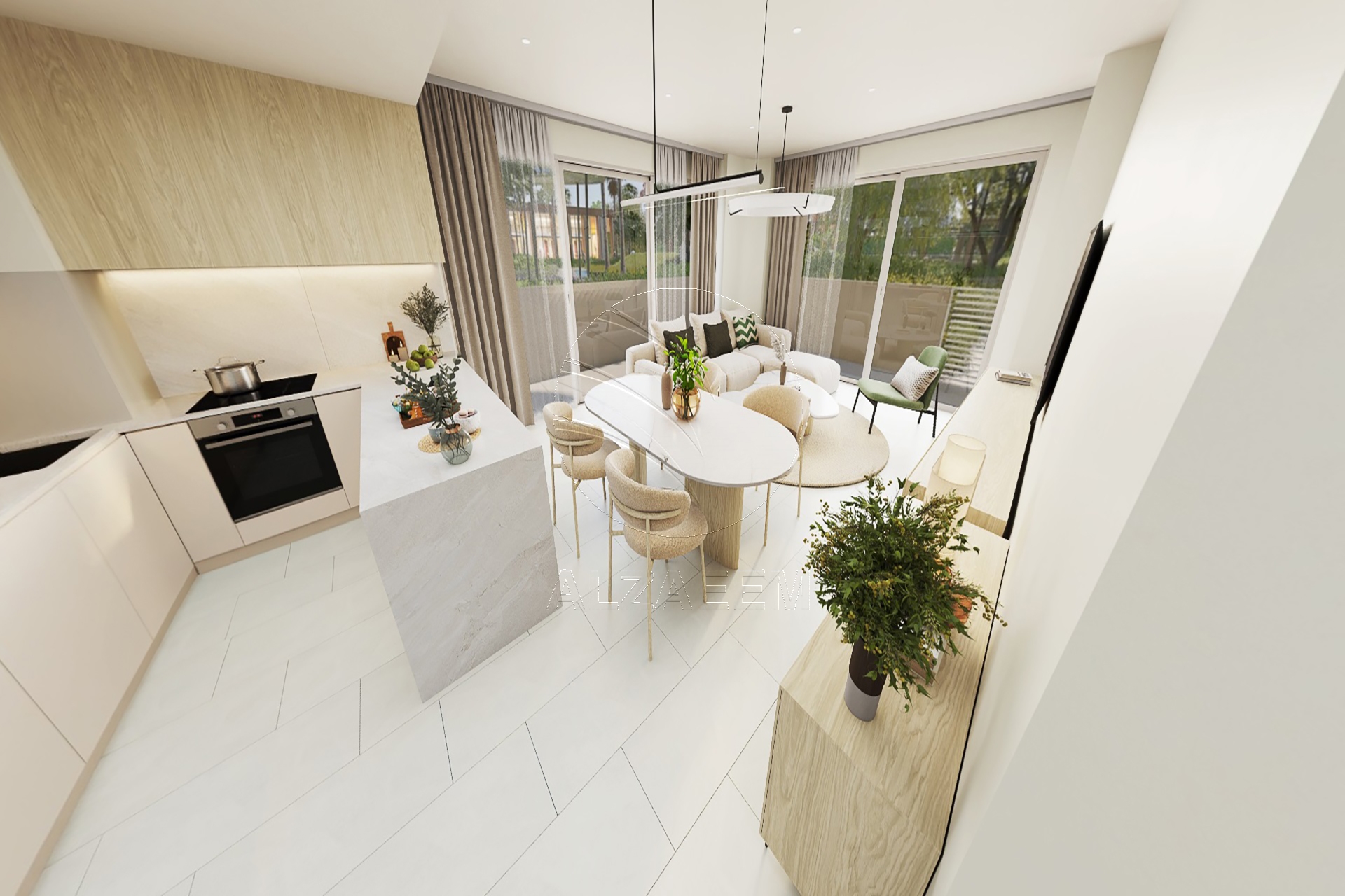 √ Corner 2BR with Big Terrace Facing the Garden √