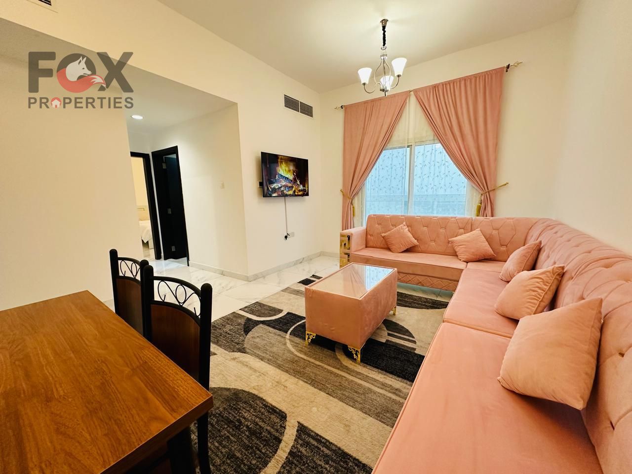One-bedroom apartment for monthly rent in Ajman – Rashidiya 3, located opposite the Ladies