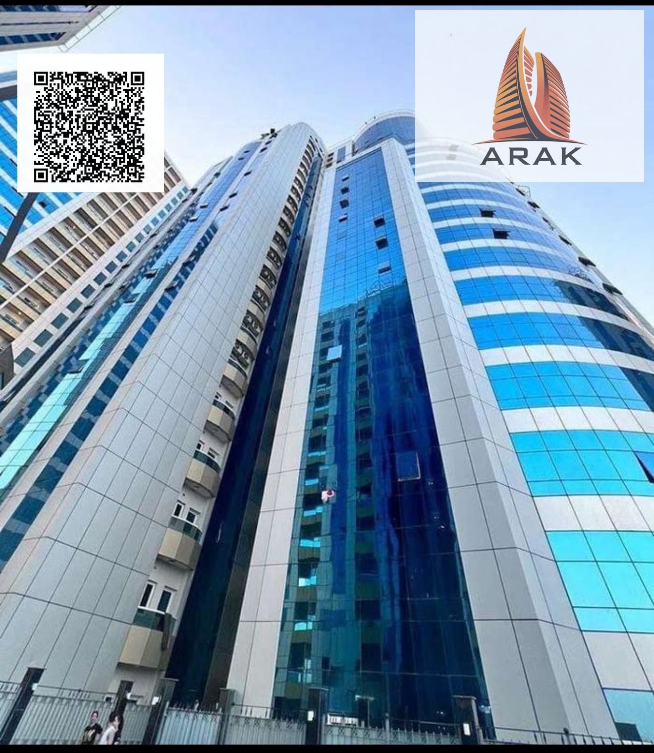 Bedroom Apartment for Sale in Orient Towers – Ajman Divided into 8 partitions + small living area 2 bathrooms Kitchen Small internal balcony Status: