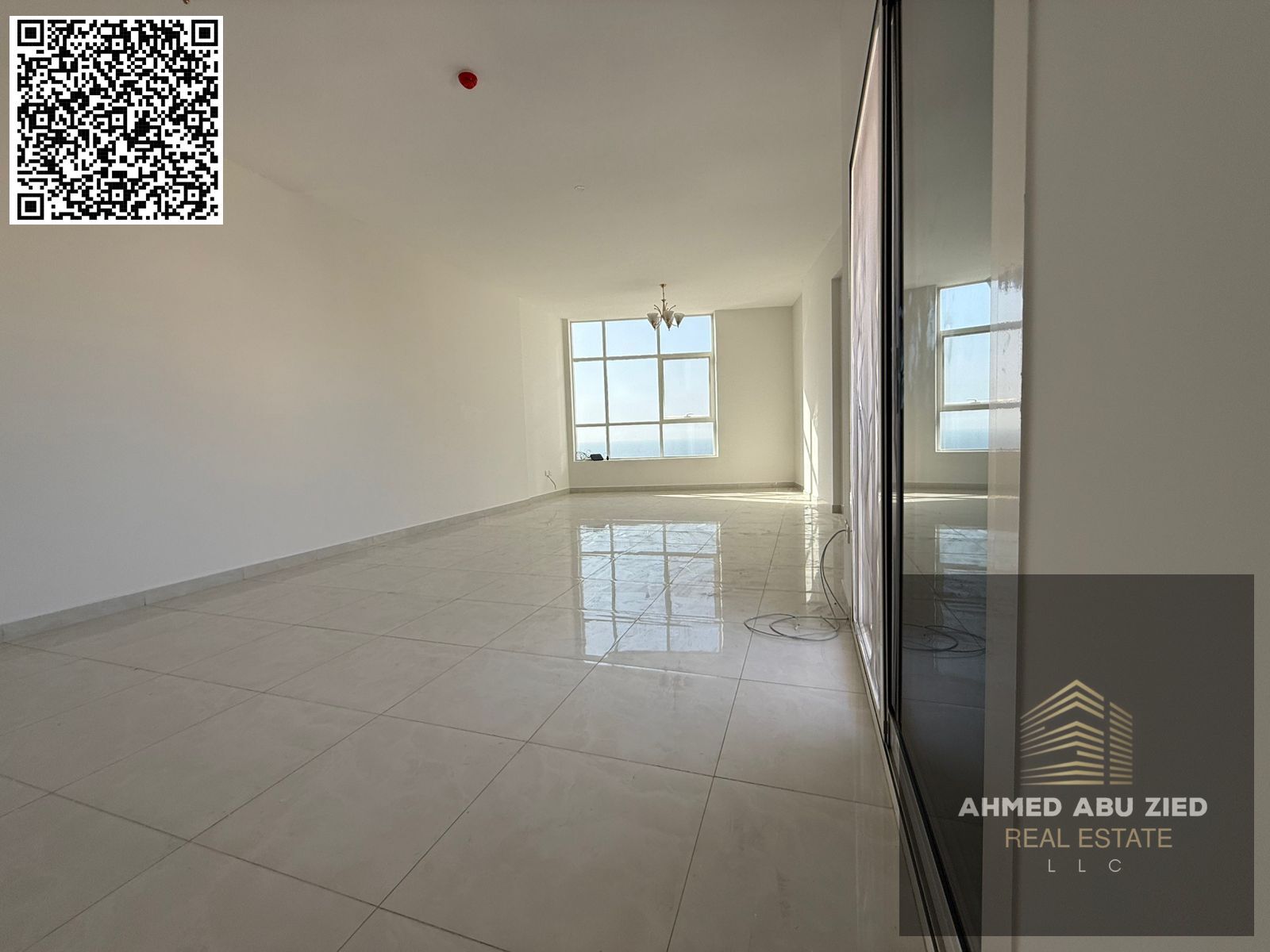 For annual rent in Ajman, a new building offers a 3-bedroom apartment with a living room, 4 bathrooms, 2 balconies with an open view, spacious layout,