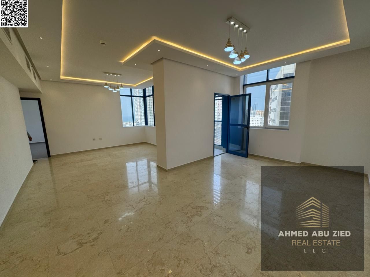 Largest and most beautiful two-bedroom apartment for annual rent - 2 bedrooms - 2 bathrooms - balcony - sea view - 2 living rooms - large kitchen - su