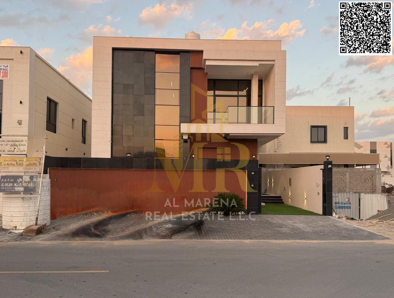 Elegant Villa for Sale in Al Bahia – Ajman Two Floors + Rooftop | 4 Master Bedrooms | Majlis & Master Living Room | Registration Included