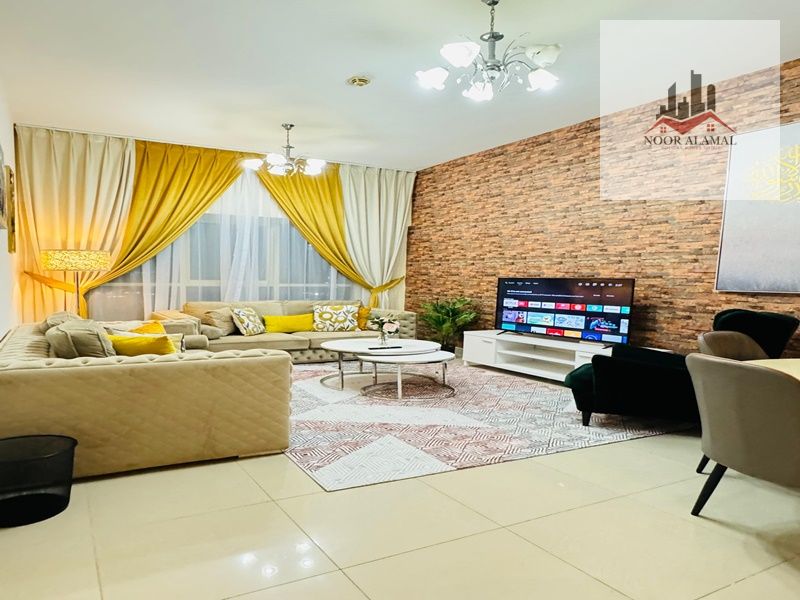 A premium hotel-style furnished apartment (Super Deluxe) is now available for rent in Dubai, offering elegant finishes and a prime location with a dir