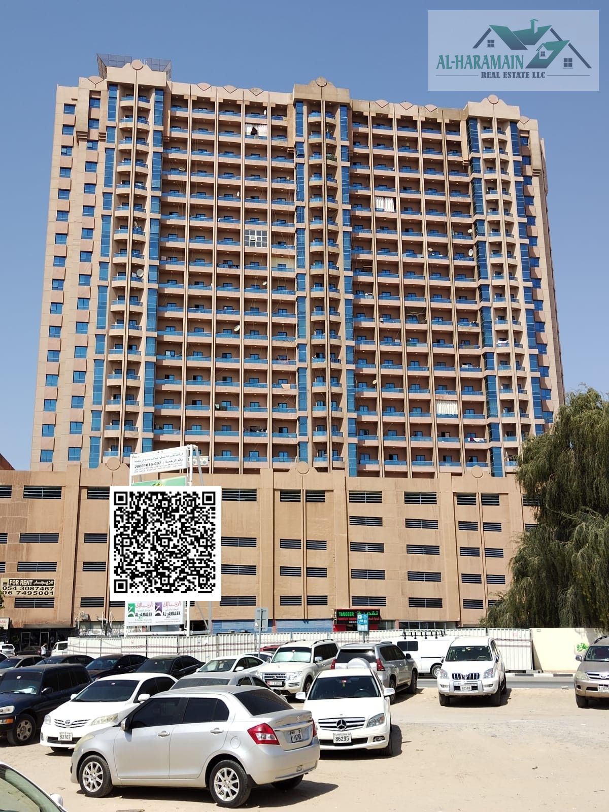 Studio for Rent in Al Nuaimiya Tower C – Ramada View 25000 Aed without Parking