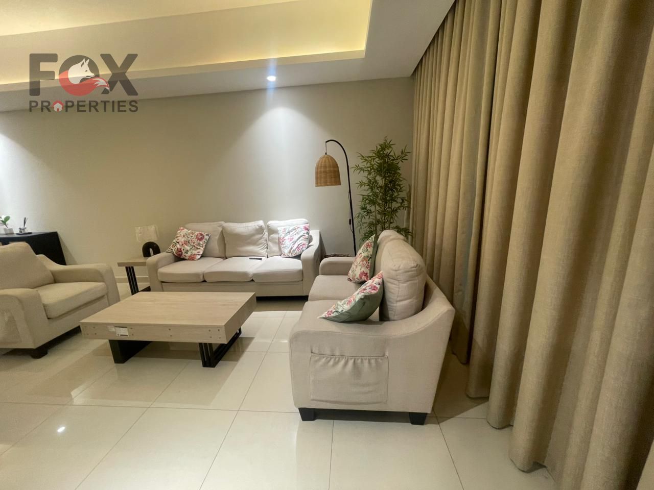 Annual rent: Fully furnished 3-bedroom apartment with living room in Gulf Towers, Al Rashidiya 1