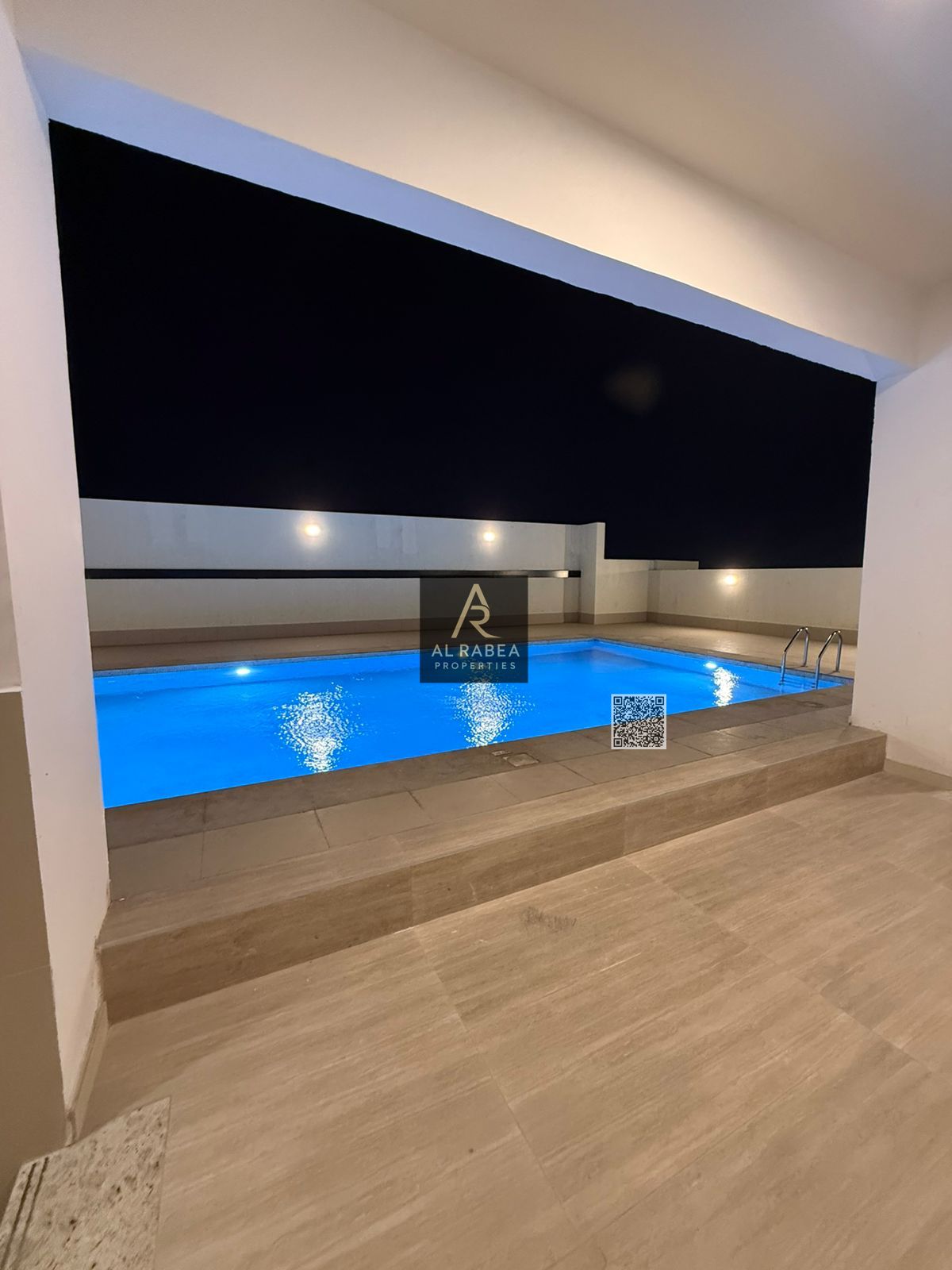 A unique opportunity for annual rent in the Emirate of Ajman: a studio apartment with a balcony, gym, swimming pool, parking, and garden.