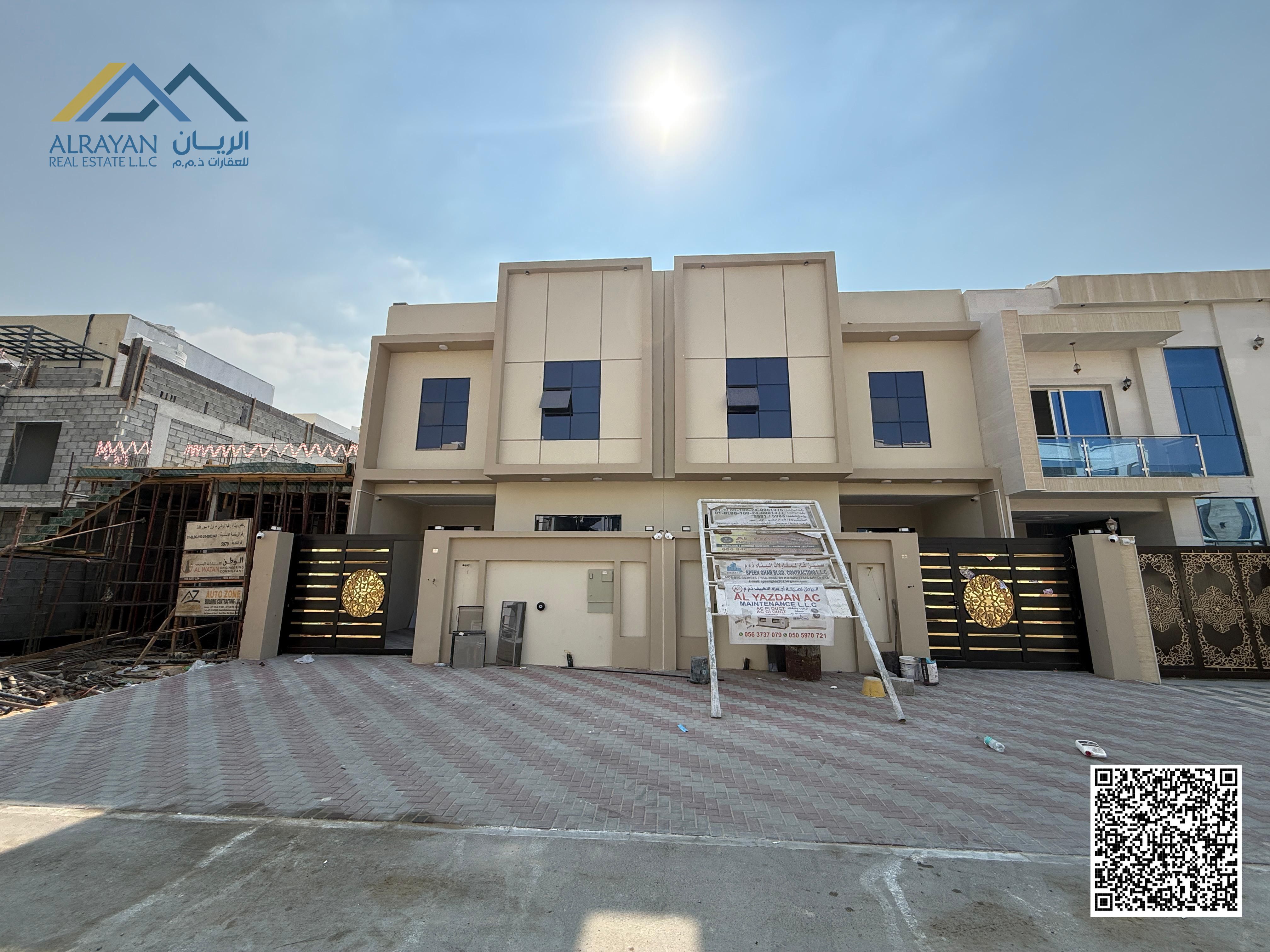 A unique residential opportunity for rent: a townhouse villa in Al Yasmeen, Ajman A luxurious villa for residential or investment rent – 2 floor