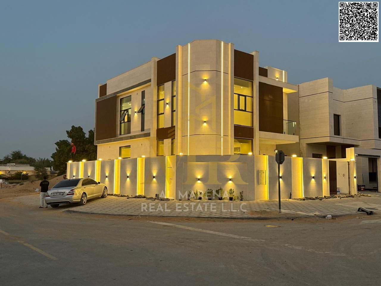 Modern Villa for Sale in Al Helio 2 – Ajman Two Floors + Rooftop | 5 Master Bedrooms | Majlis & Living Room | Modern Kitchen