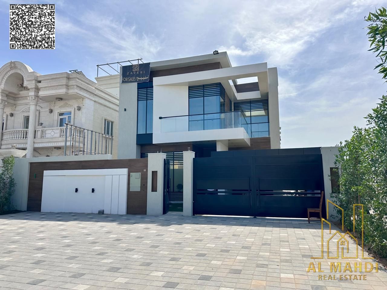 Luxury villa in Al Muwaihat, modern super deluxe finishing, freehold ownership