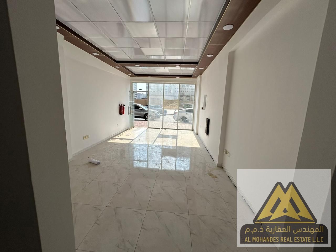 Prime Commercial Shop for Rent in Al Hamidiya Ajman – Sheikh University Street, High Traffic, Flexible Layout, Annual Rent AED 60,000