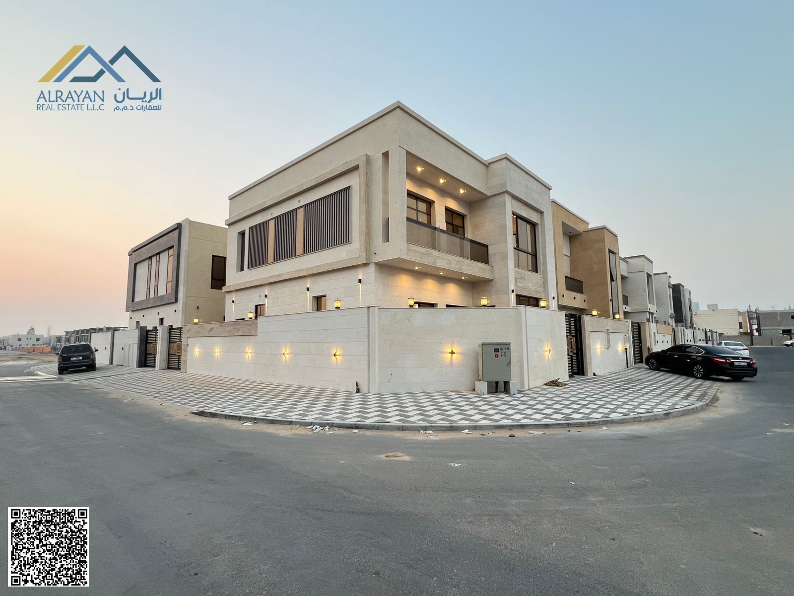 Luxury corner villa, 3500 sq ft, with registration fees and direct street access.