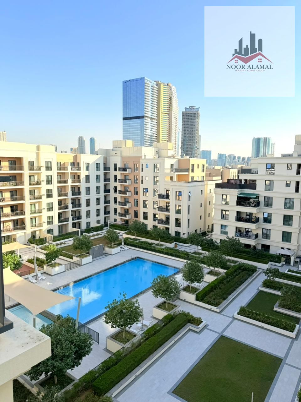 Sharjah, Al Mamzar, second-hand studio apartment, fully furnished with super deluxe hotel-style furniture.