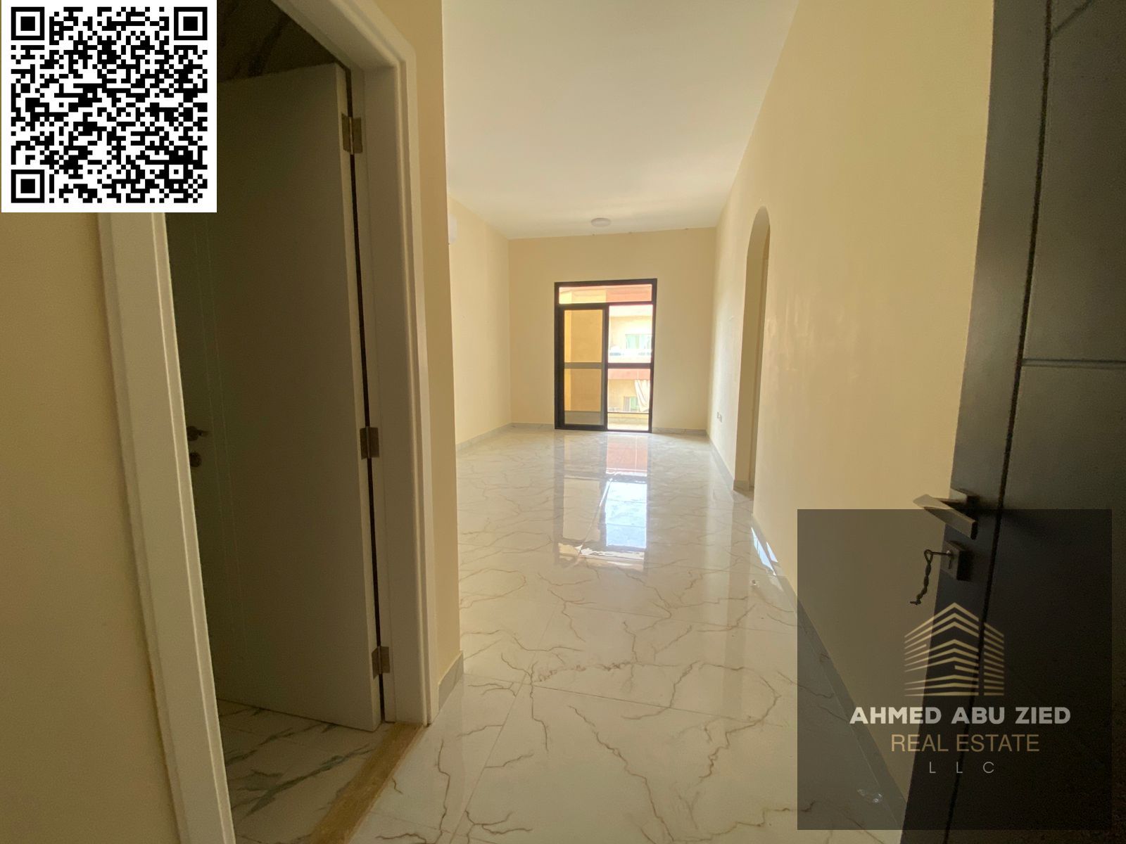Elegant 1BR master apartment with hall for annual rent in Al Rawda 2 Ajman with balcony, central AC, and prime location near Sheikh Ammar and Sheikh