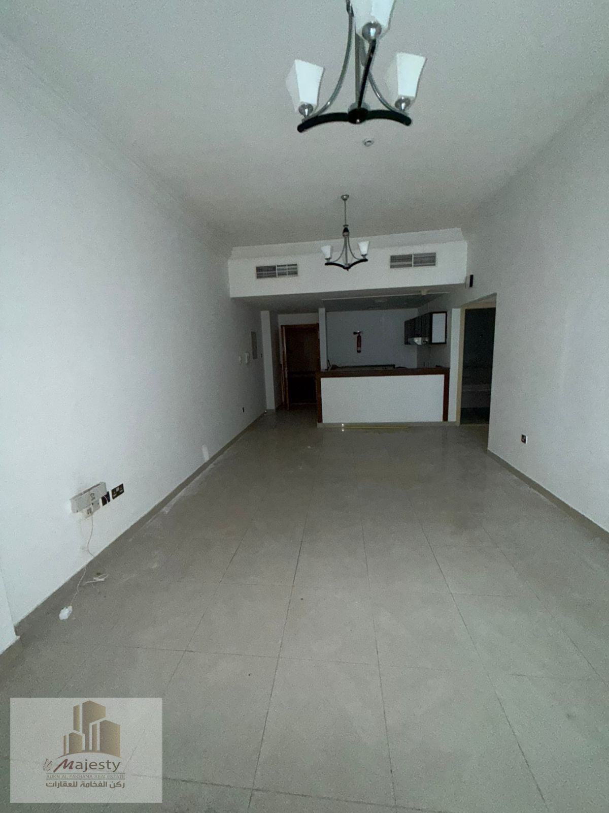 One-bedroom apartment with a living room and American-style kitchen available for rent in Sharjah, Al Taawun area, next to Al Lafah Restaurant. Apartm