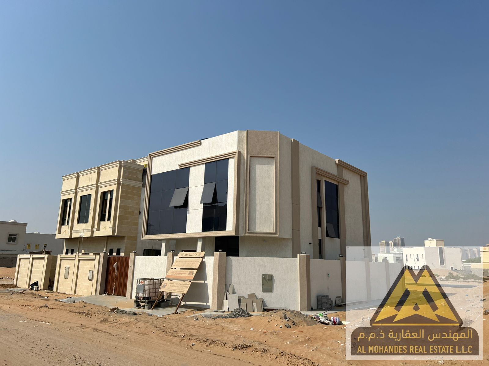 Brand New First-Tenant Corner Villa for Sale in Al Yasmeen Ajman – 5 Bedrooms + Majlis + Living Room + Laundry Room, Super Lux Finish, AED 1,500,000