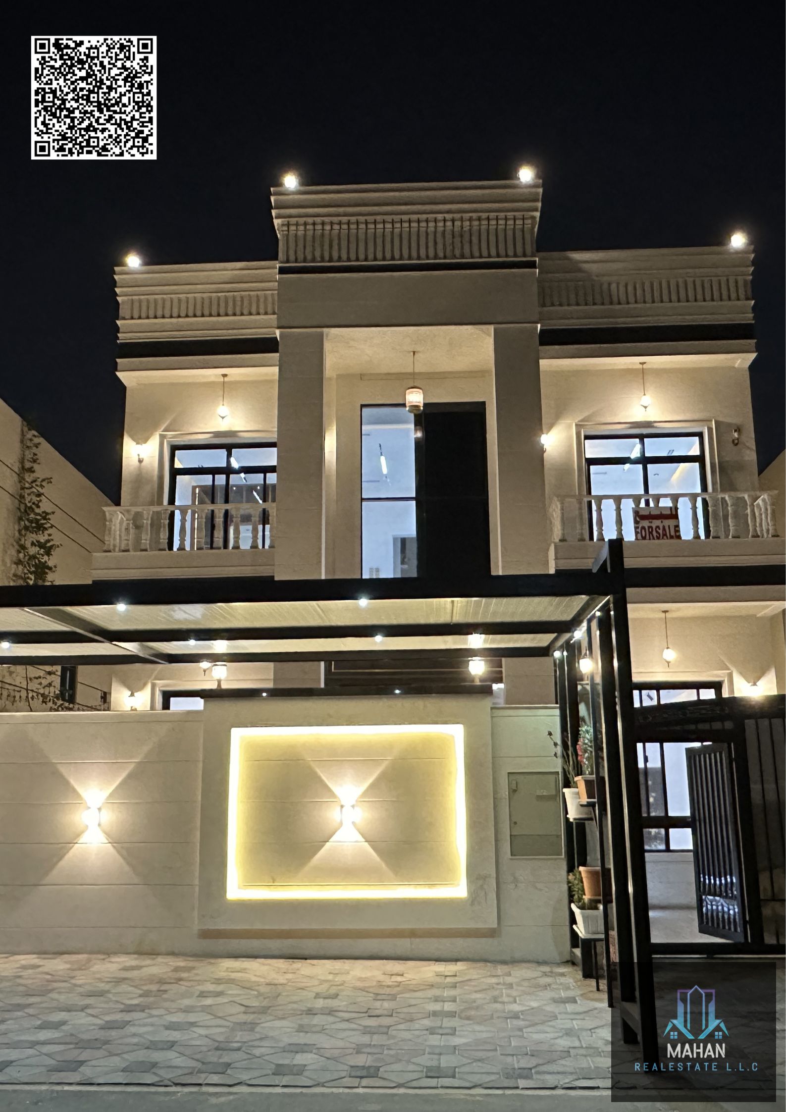 A beautiful villa is available for sale in Al Yasmeen. Floors: Ground Floor + First Floor + Roof Plot Area: 3,014 sq. ft. Built-up Area: 4,020 sq. ft. Villa Features: • 5 Bedrooms • Spacious Majlis • Living Hall • Fully Equipped Kitchen • Maid’s R