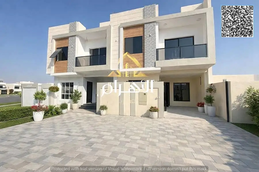 "Own a luxury villa opposite a park near the mosque in the most prestigious area of Ajman at an exceptional price.