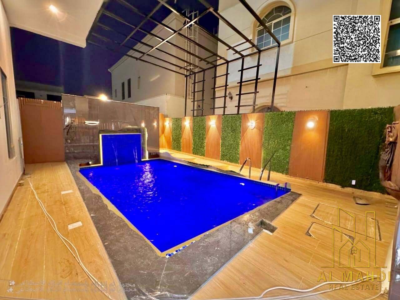 Corner Villa with Private Pool and Roof in Al Zahya Ajman – Prime Location – Registration Fees Included