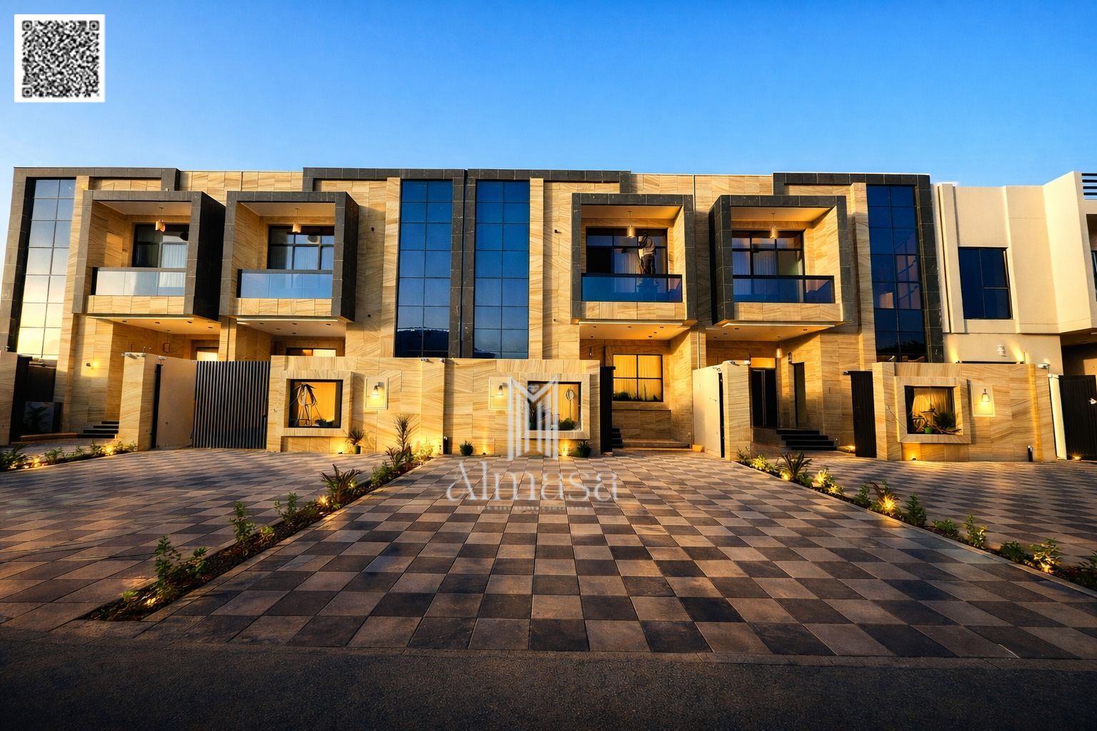 Townhouse for sale in Al Helio 2 – Ajman, located in a prime residential area close to schools, mosques, shopping centers,
