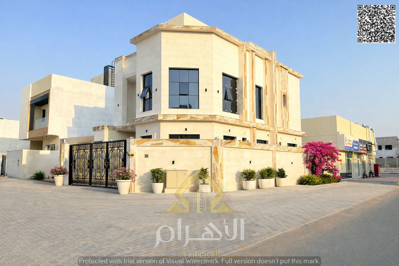 Luxury corner villa for sale in Al Zahia | Two floors and a roof | 5 master bedrooms at a competitive price