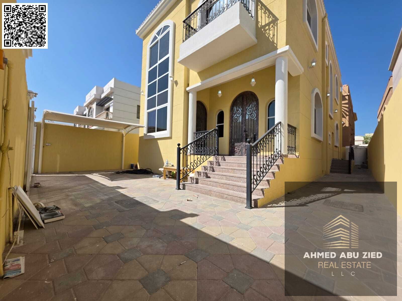 Villa in Al Rawda 2 area 5 master bedrooms, master majlis, master living room, kitchen, preparation kitchen, maid's room, and an upstairs lounge. Incl