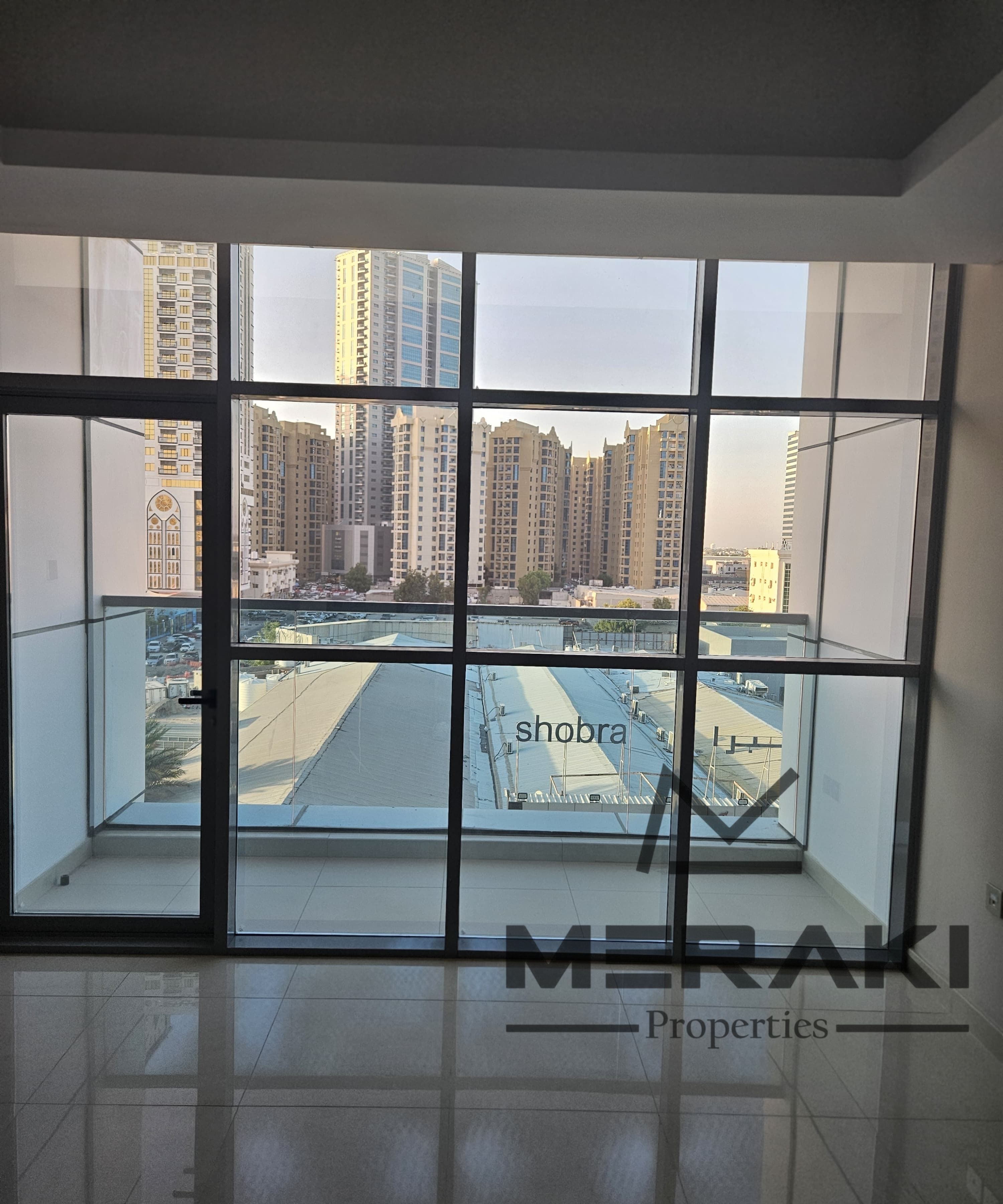 Apartment for sale, one bedroom and a living room, very spacious, 1,259 sq. ft. in Al Gulfa Tower with an open view