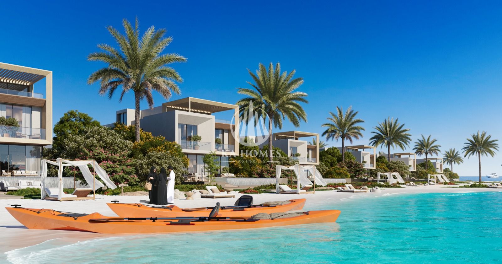 Upscale lifestyle | Villa with open sea views and spacious areas