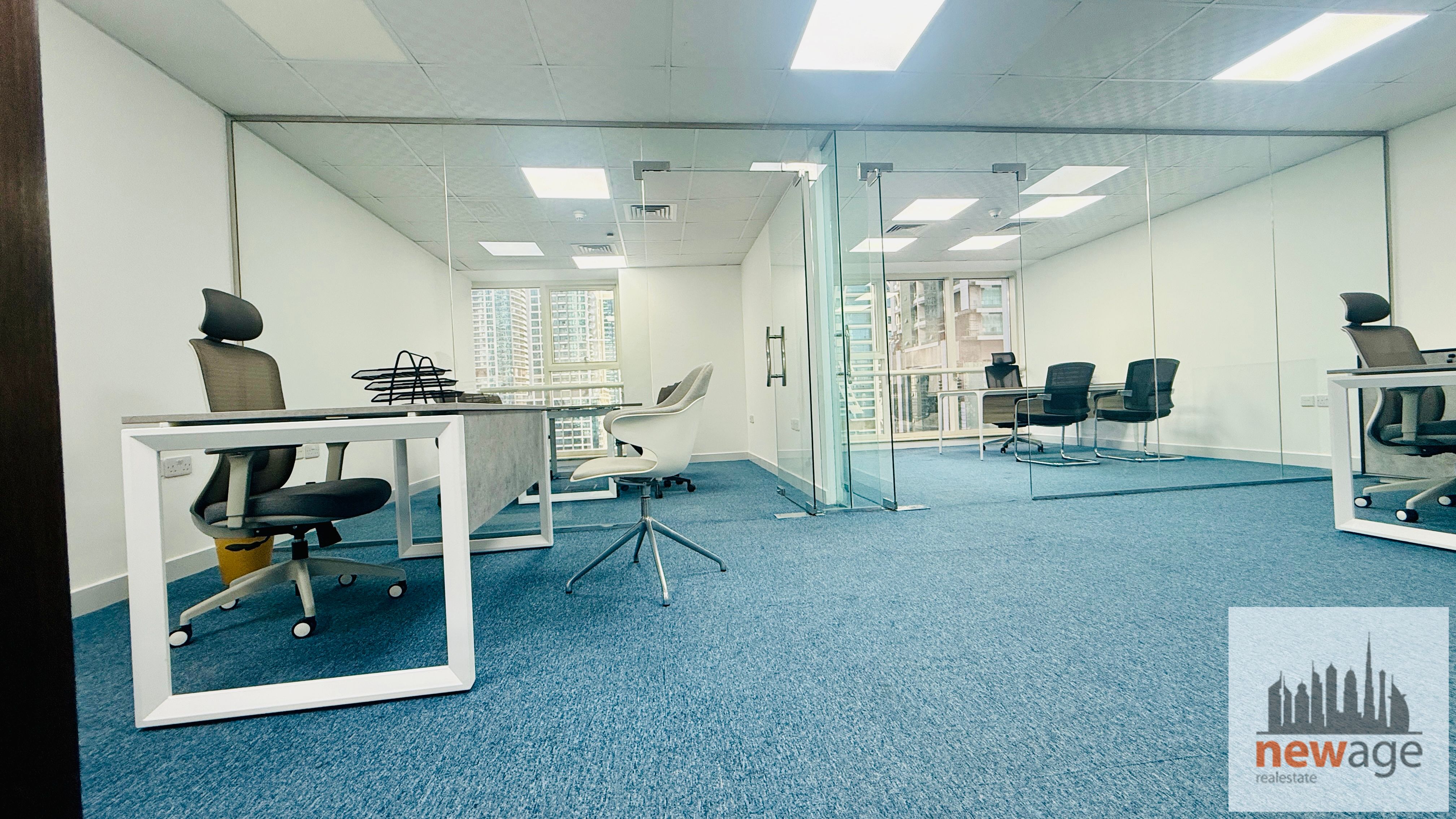 Fully Fitted Office | Glass Partitions | Full Lake View | Vacant on Transfer | Vastu Compliant