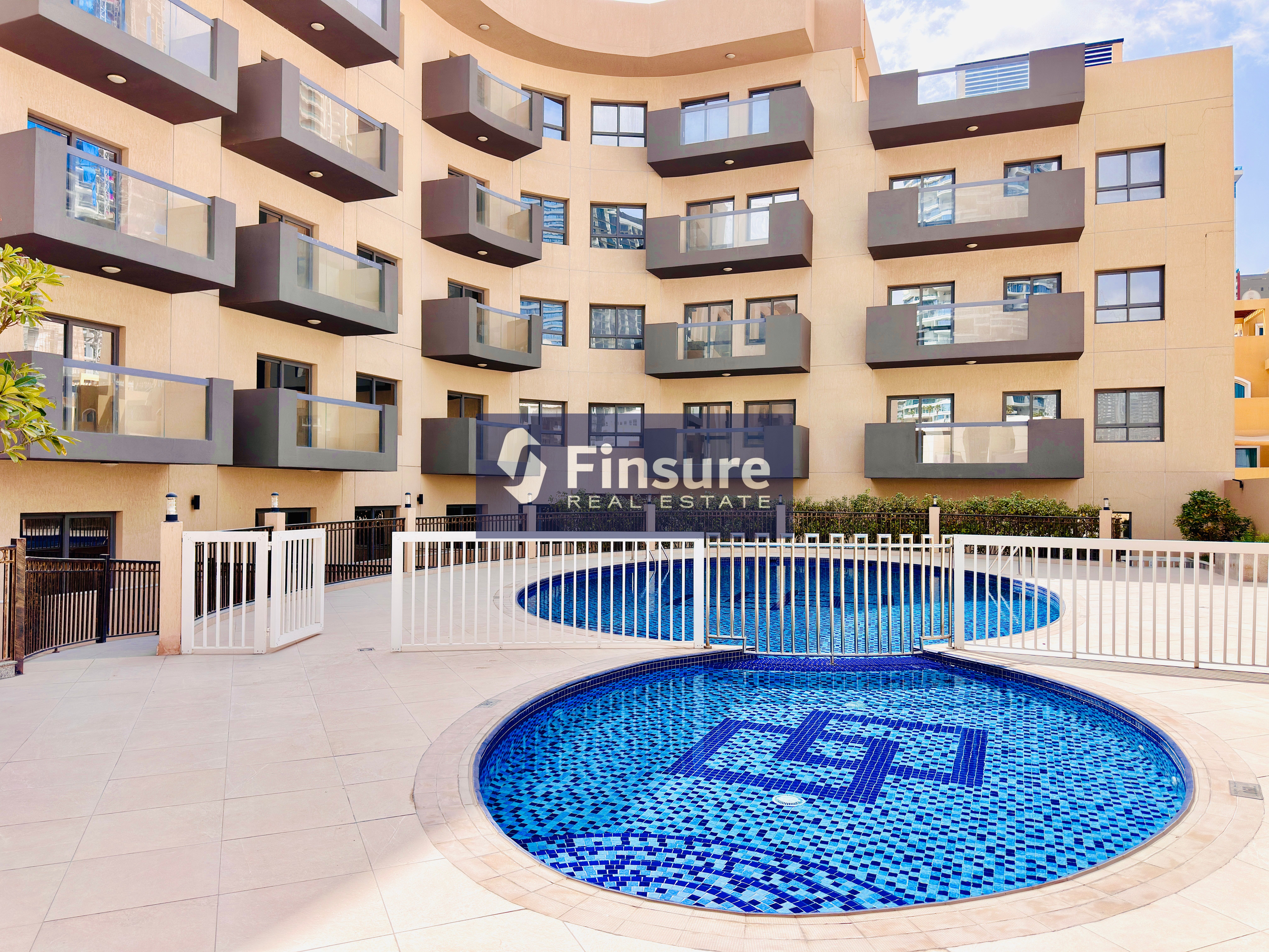 Spacious 2 BHK | Balcony | Swimming Pool