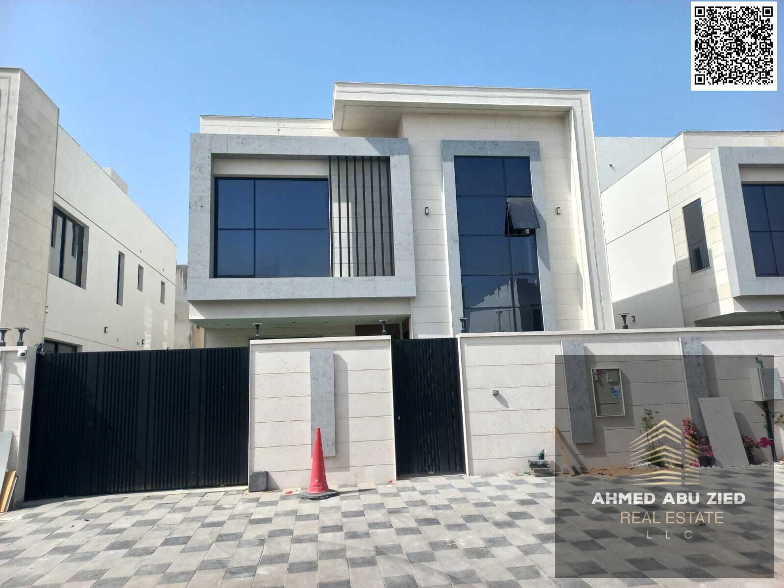 Private pool & large roof, 5BR villa for annual rent in Al Zahya, maid master, separate hall & majlis, wardrobes, prep kitchen.