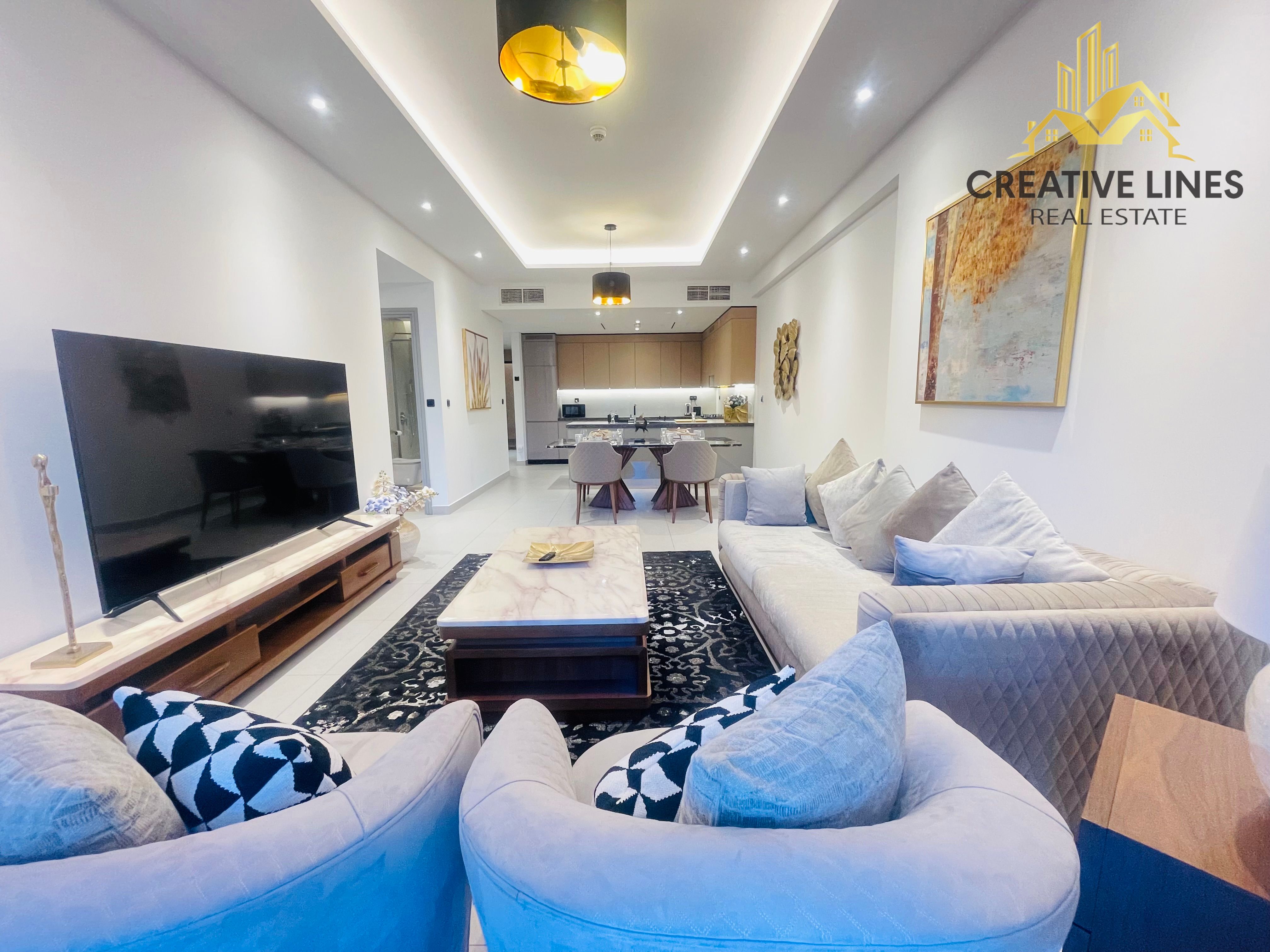 Luxurious Apartment Fully Furnished (Including DEWA And,Chiller) With Maid/Study Room