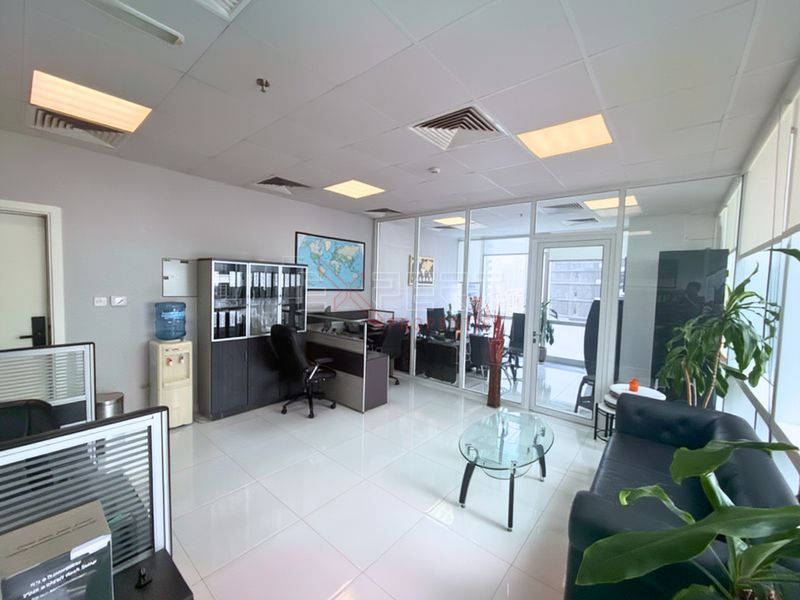 Furnished Office Space | Central Location | Glass Partitioned Layout