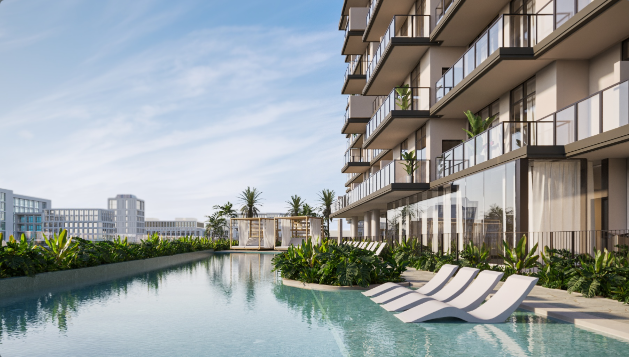 High-Floor 2BR | Sea & Pool View | DoubleTree JGC