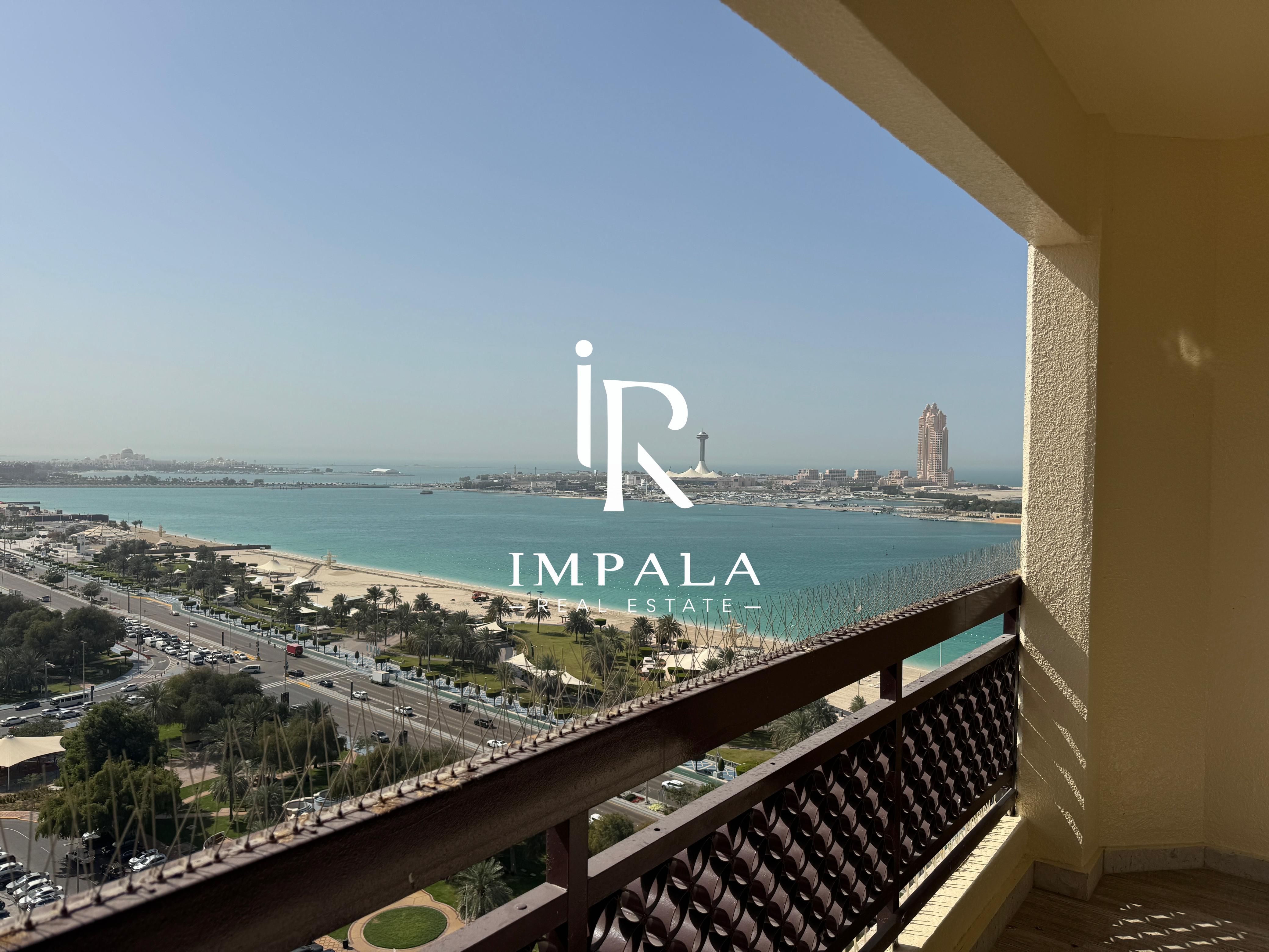 Bright & Deluxe Family 4BR | Sea & Corniche Views | Ready to Move !