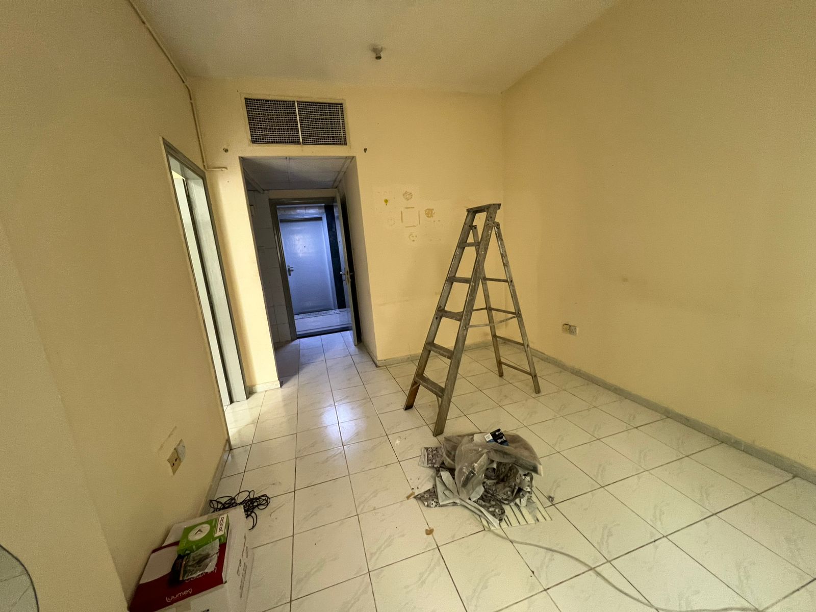 "One bedroom and a living room / Al Butina – Central air conditioning – Very special price.