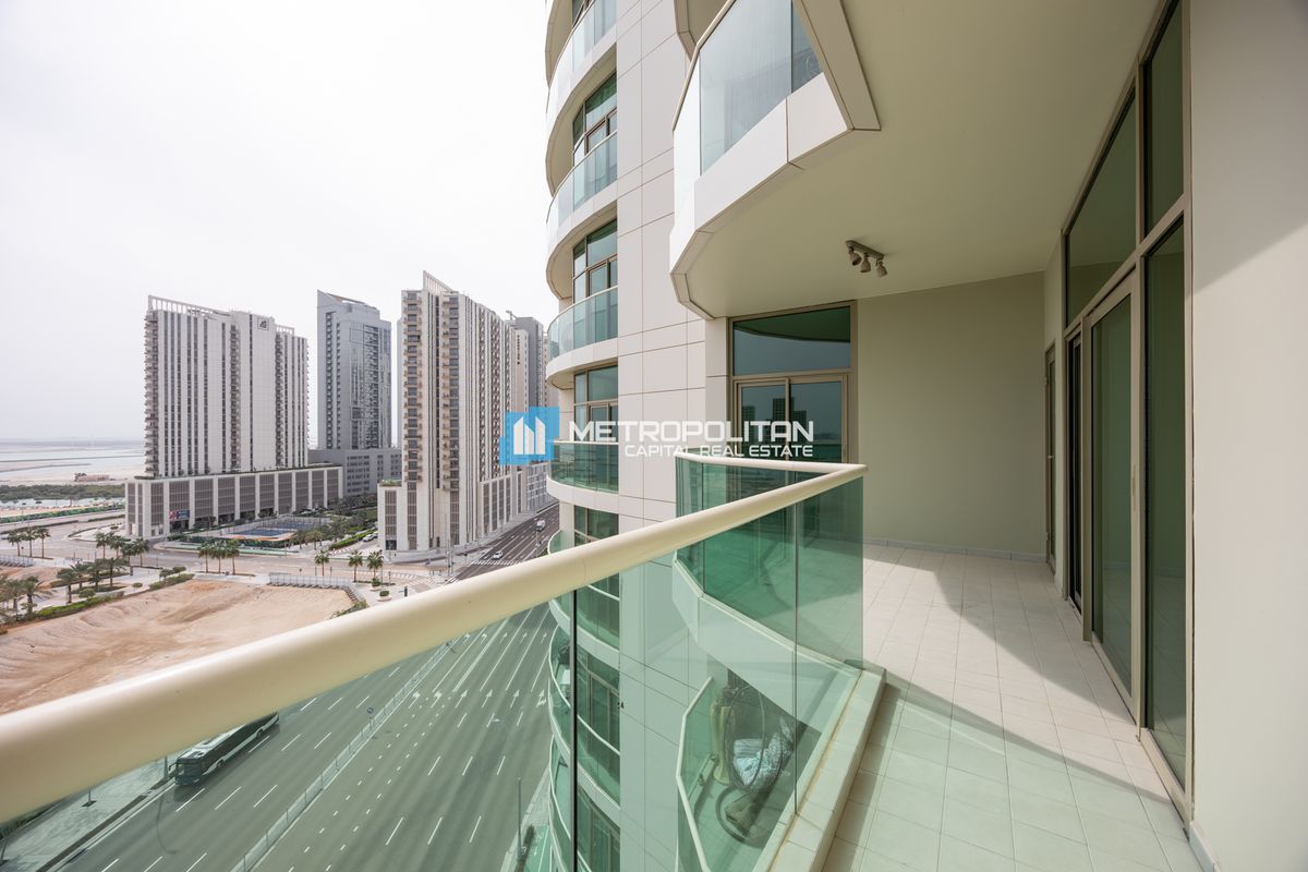 Partial Sea View | 1 Bedroom+Maids | Big Balcony