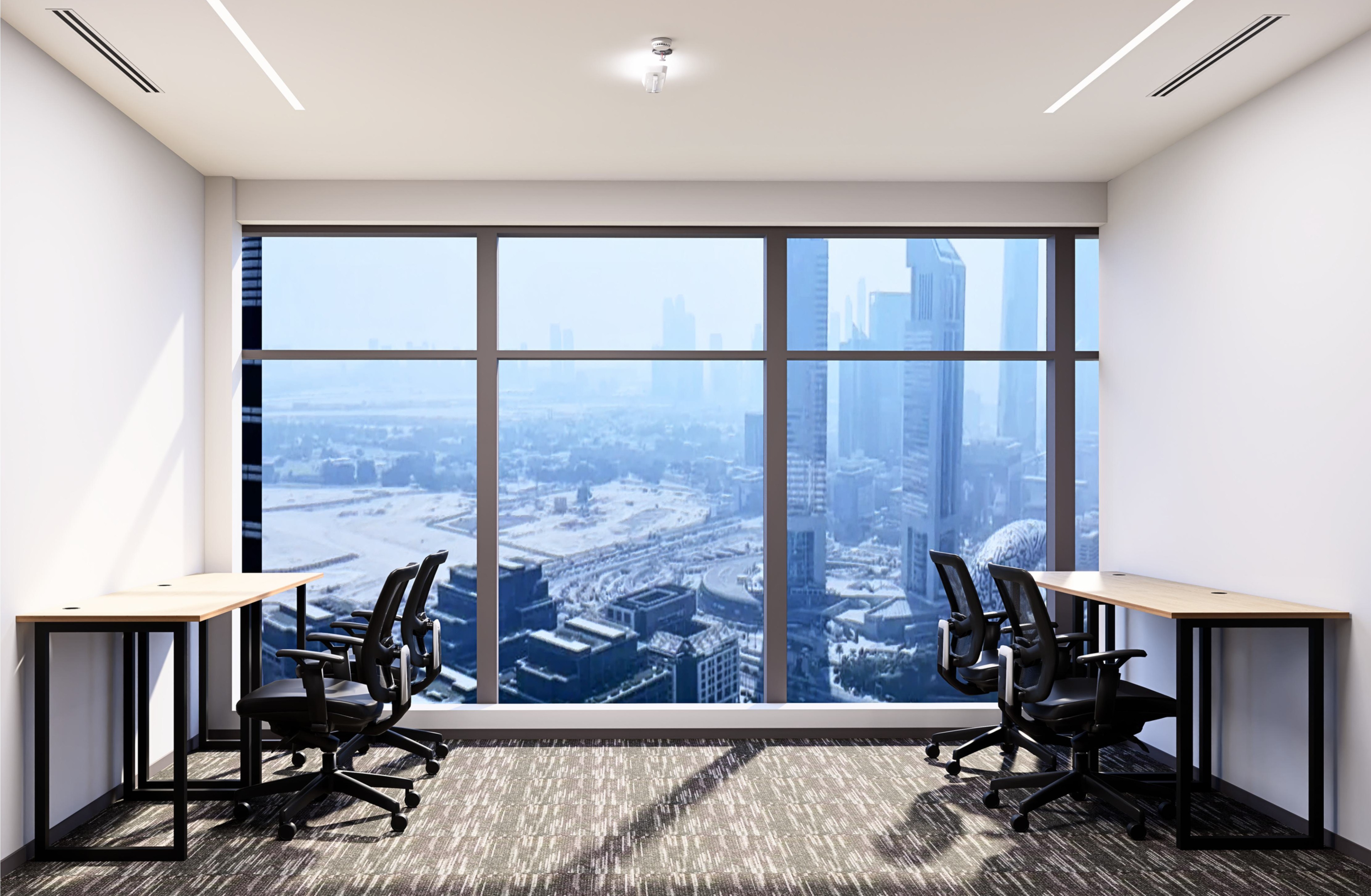 Furnished Penthouse Office | WTC | Stunning Dubai Skyline