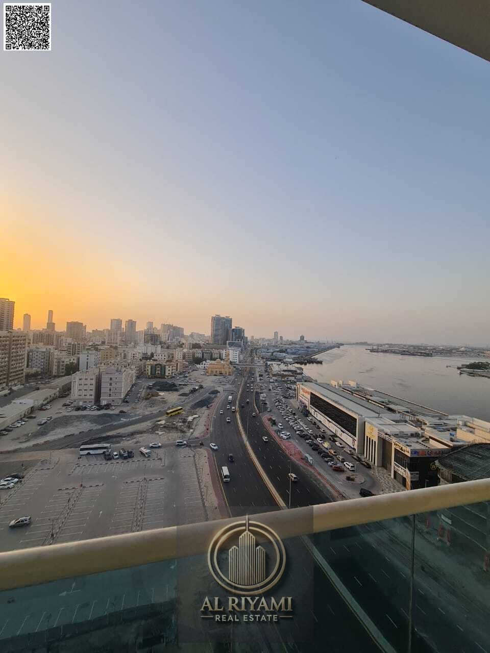 Luxury 3BR Hall Monthly All Bills Creek View Ajman