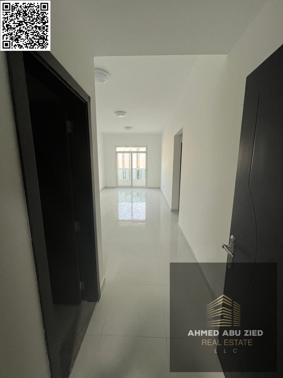 Luxury one-bedroom apartment for annual rent in Al Jurf 2, Ajman | 2 bathrooms | Balcony | Central air conditioning | Strategic location near schools