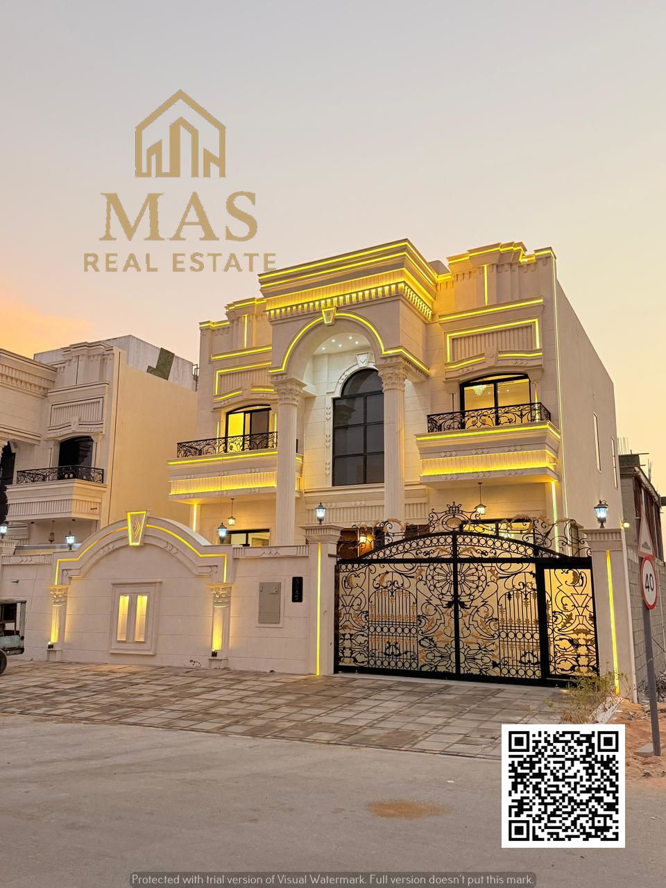 Classic villa - a stone facade, garden, and pergola- Special price including electricity, water, and central air conditioning.