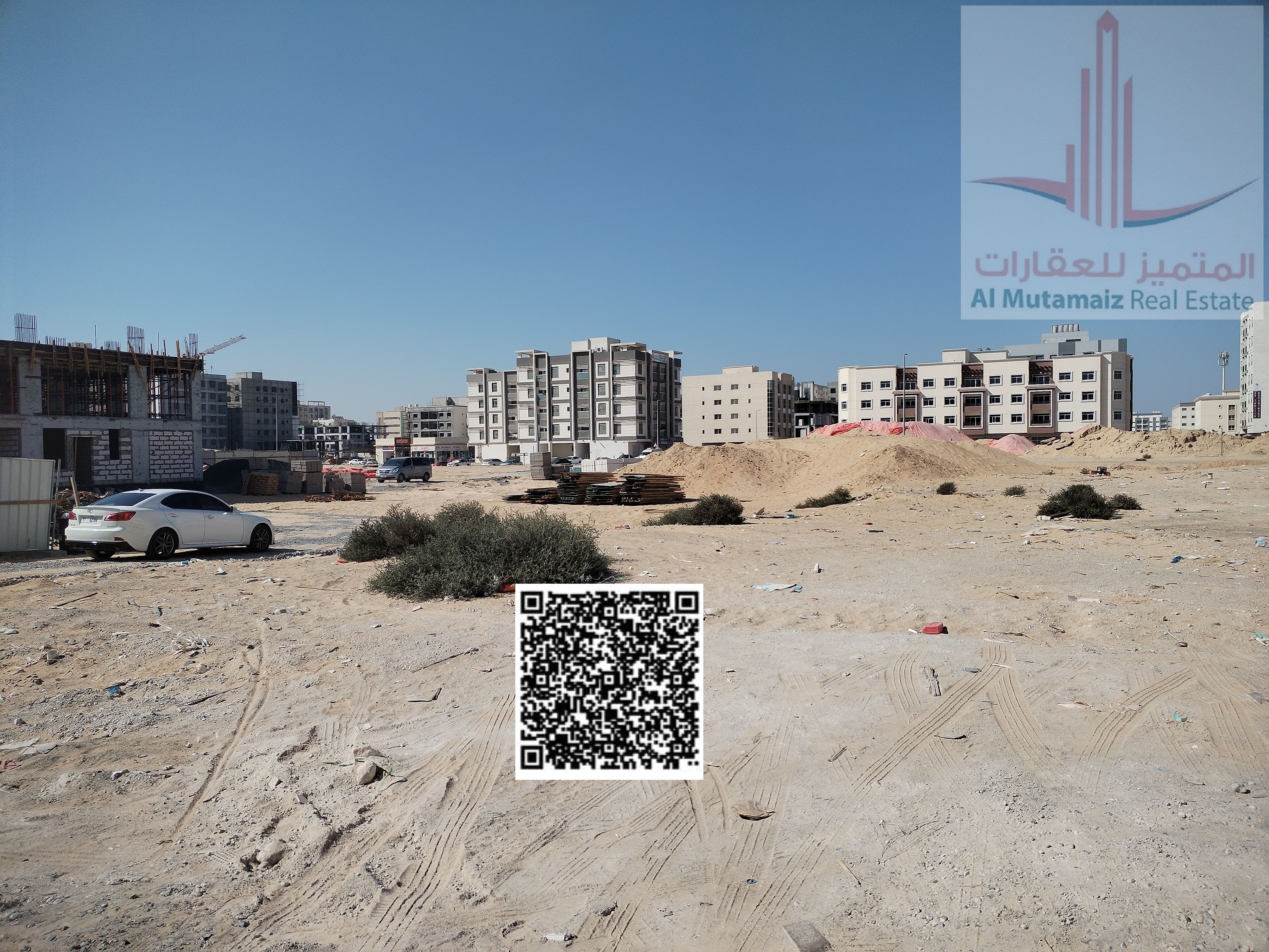 for sale in Ajman Emirate, in Al-Jurf Industrial Area 2, a prime commercial and residential location second plot, close to the main