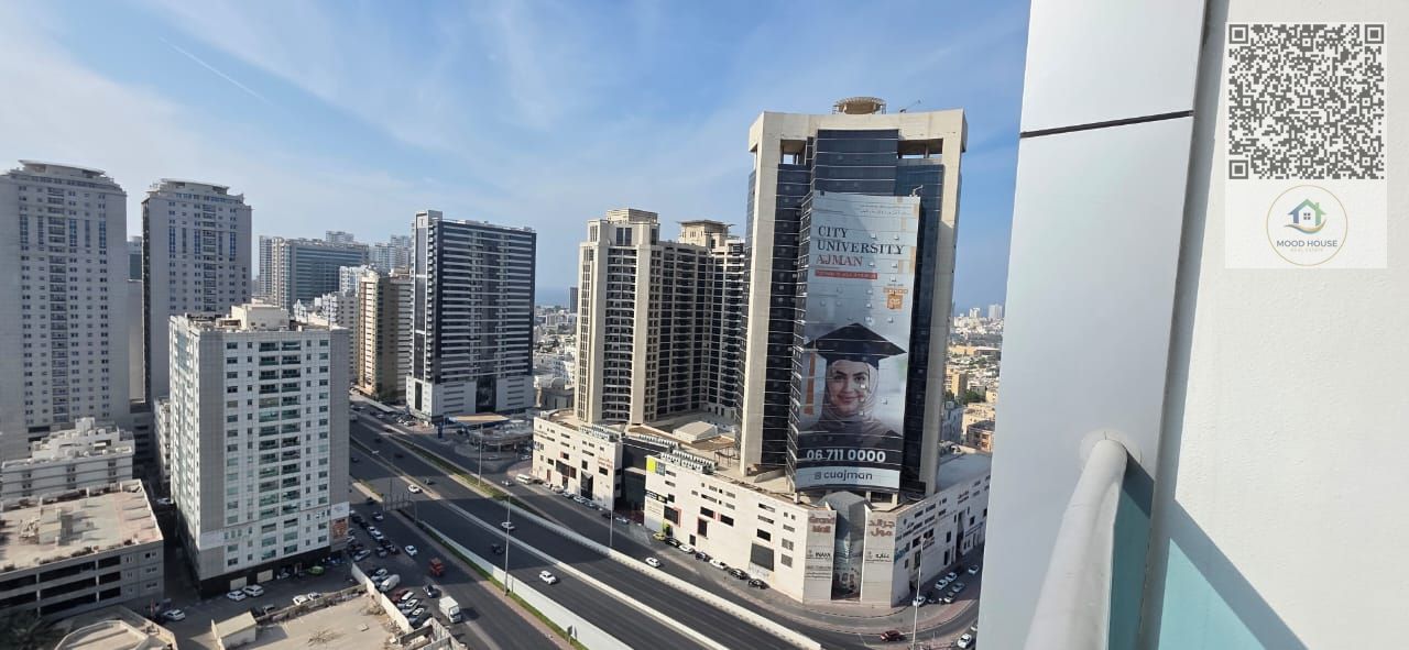 1 Bedroom Apartment for Sale in C2 Tower – Open View | Balcony + Parking | Easy Installments