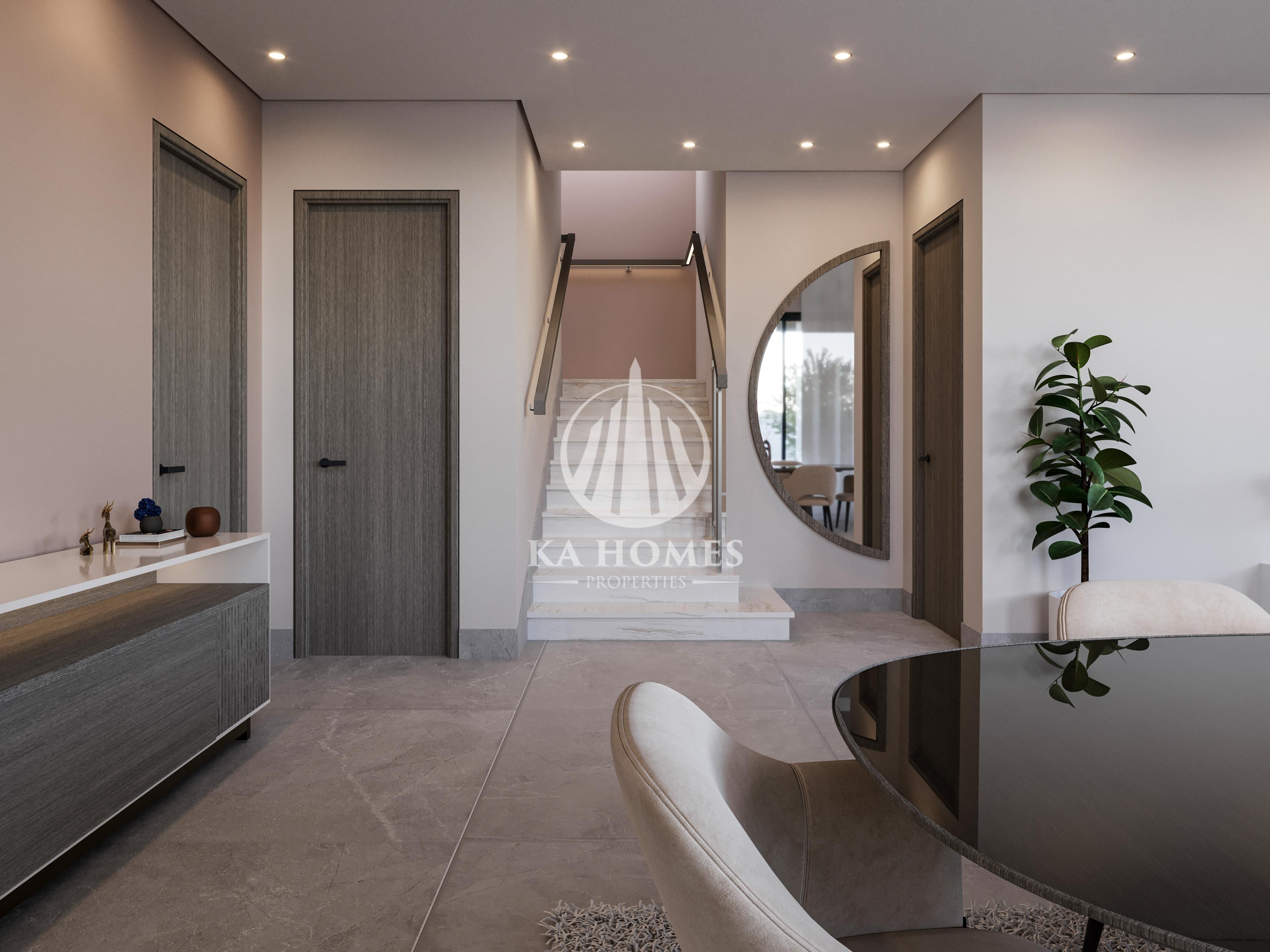 Private villa in Sharjah | 3 master bedrooms + living room + maid's room | Monthly installments 1%