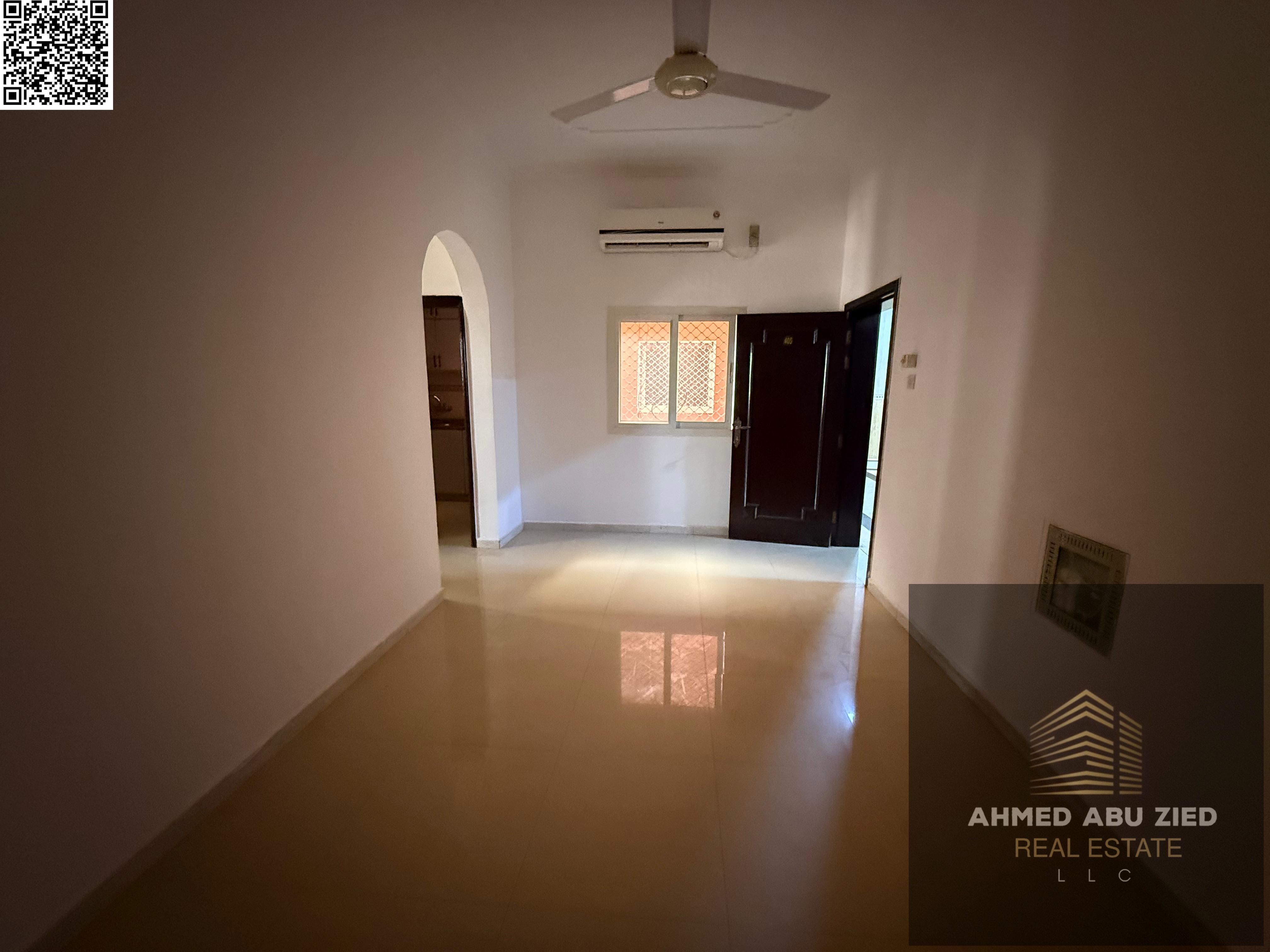 Cheapest two-bedroom apartment for annual rent - 2 bedrooms - living room - 2 bathrooms - split air conditioning - close to Sheikh Ammar Street and
