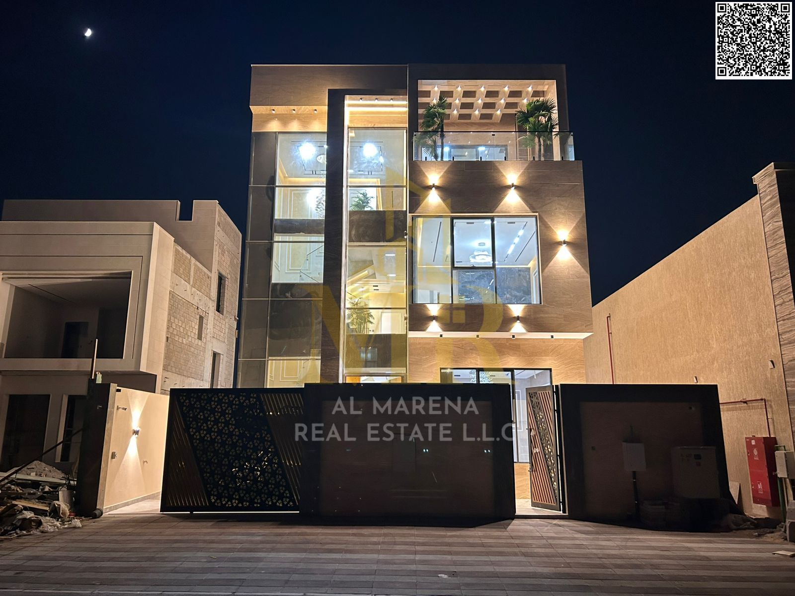 Spacious Luxury Villa for Sale in Al Helio 2 – Two Floors + Rooftop 6 Master Bedrooms | Majlis & Master Living Room | 4,500 Sq. Ft. Built-Up | U