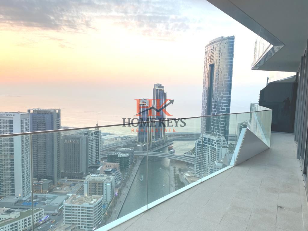 Vacant | Bright & Spacious | Marina and Sea View | Unfurnished 1 Cheque